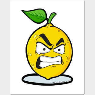 Angry Lemon Posters and Art